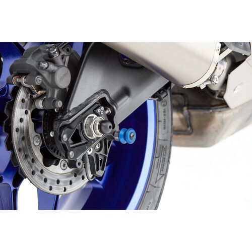 Lève-motos Kern-Stabi Racing rouleaux adaptateurs paire M6x1.0 bleu Neutre