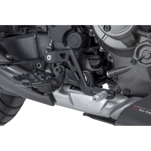 Pédale de moto SW-MOTECH Levier de frein à pied en alu noir pour Suzuki DL 1000/1050