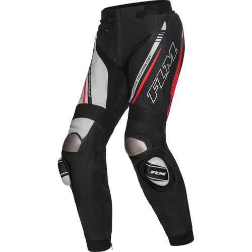 Motorrad Lederhosen FLM Le Mans GP Lederkombihose Rot