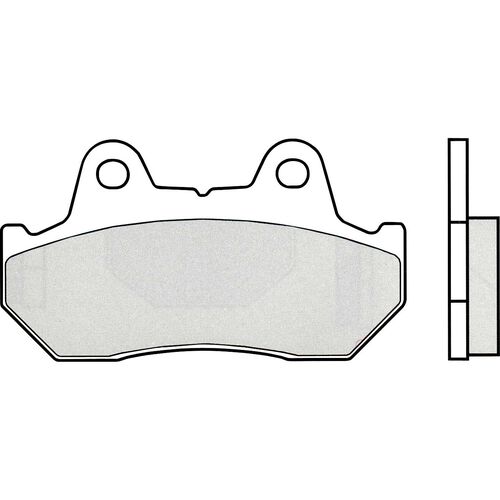 Motorcycle Brake Pads Brembo brake pads organic 07HO10.10  41,1x45x8mm Neutral