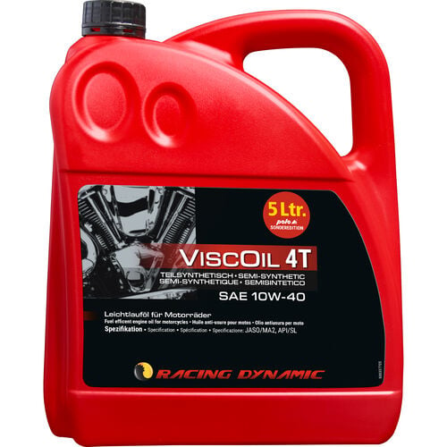 Racing Dynamic engine oil Viscoil 4T SAE 10W-40 part synthetic