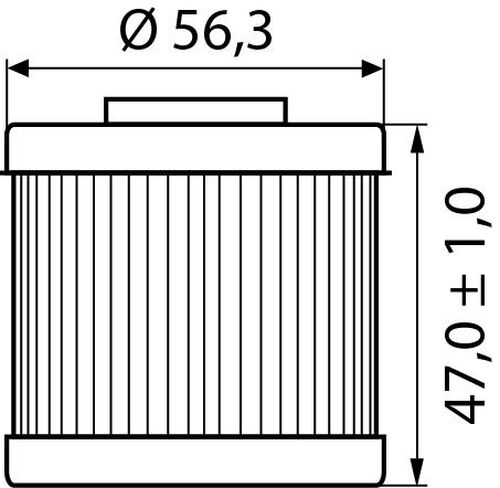 Motorcycle Oil Filters Hi-Q oil filter insert OF151 for Aprilia/BMW/Rotax/MZ.... Neutral