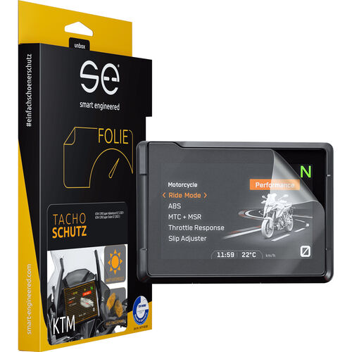 Instrument Accessories & Spare Parts Smart Engineered cockpit protective film Anti-reflective for KTM TFT Black