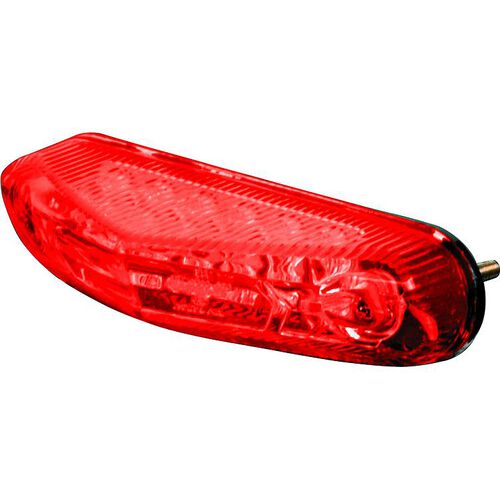Motorcycle Rear Lights & Reflectors Shin Yo LED taillight 84x22x39mm with license lighting red glass Neutral