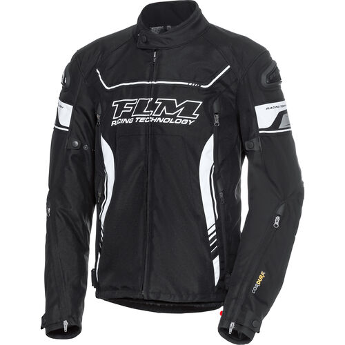 Motorrad Textiljacken FLM Octane Textiljacke Weiß