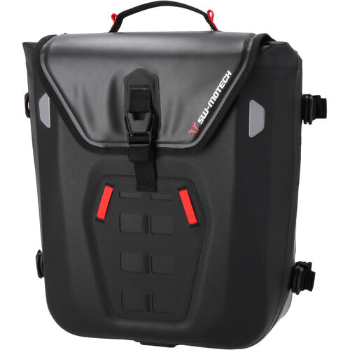 Sacoches de selle pour moto SW-MOTECH SysBag WP M arrière/saddlebag 17-23 litres avec ceintures Neutre