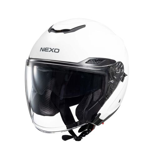 Casques jet Nexo Jethelm Comfort II Blanc