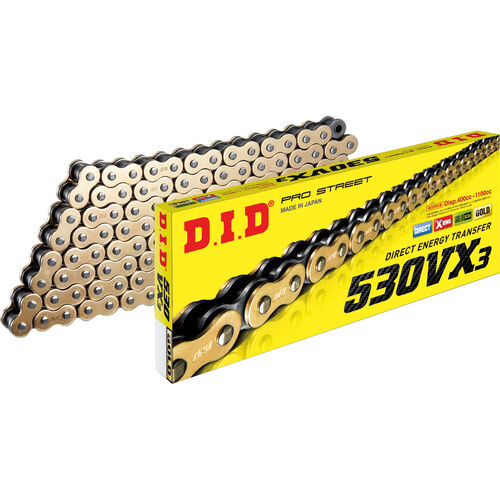 Motorcycle Chain Kits D.I.D. Supersprox chainkit Stealth 530VX3(G&B) Niet X gold for Yamaha FZ 1 /Fa Orange