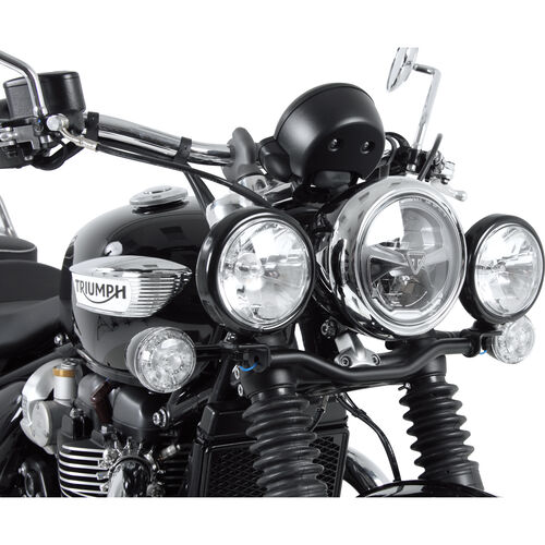Motorcycle Headlights & Lamp Holders Hepco & Becker Twinlight-Set for 4007572 00 01 black for Triumph Neutral