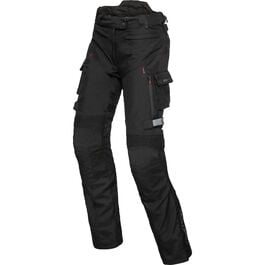 Femmes Pantalons de moto en textile FLM Mesdames voyage textile pantalons 2.1 Noir