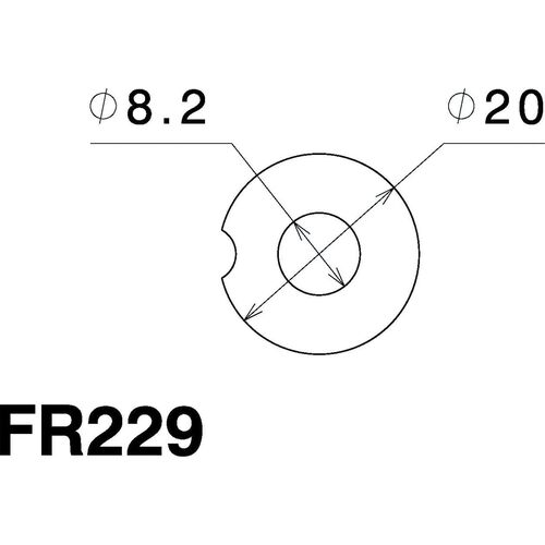 Electrics Others Rizoma indicator adapter set FR229B  Ø20mm for Yamaha Neutral