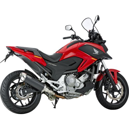 Motorcycle Exhausts & Rear Silencer Shark exhaust DSX-5 exhaust Honda NC 700/750 S/X/Integra black Clear