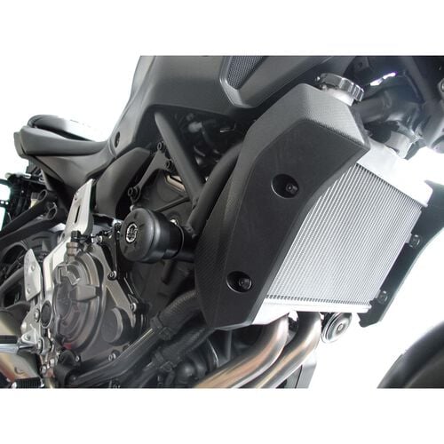 Motorcycle Crash Pads & Bars B&G crashpads Racing polyamid black for Yamaha MT-07