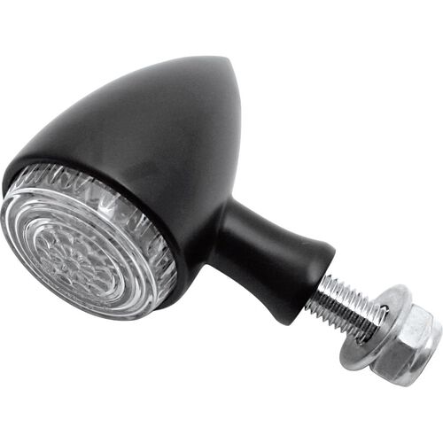 Motorcycle Rear Lights & Reflectors Highsider LED alu back light/flasher pair M10 Colorado black