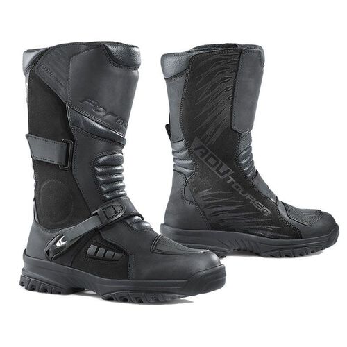 Motorrad Schuhe & Stiefel Tourer Forma ADV Tourer Lederstiefel Schwarz