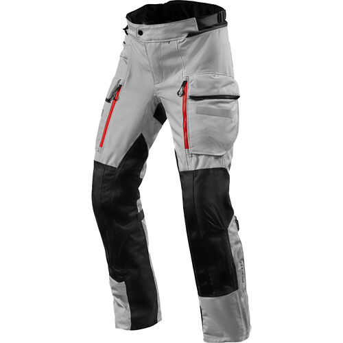 Motorcycle Textile Trousers REV'IT! Sand 4 H2O Textile Pants Grey