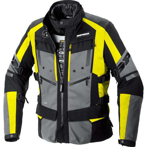 Vestes de moto en textile SPIDI 4 Season Evo H2Out Veste Textile Jaune