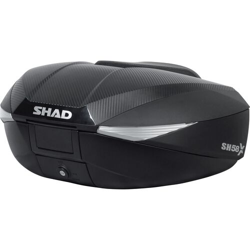 Topcase Shad topcase avec réglage de la taille SH58X carbonlook Neutre