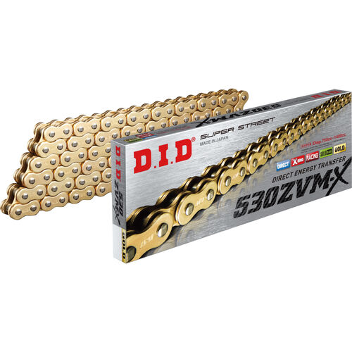 Motorcycle Chain Kits D.I.D. chainkit 530ZVM-X(G&G) Niet X 16/42/116 for CBR 1000 RR 2008 Grey