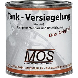 Motorrad Reinigung Zubehör & Sonstiges MOS Münchener Oldtimer Service Tankversiegelung 250ml für bis zu 20 Liter Tankinhalt Schwarz