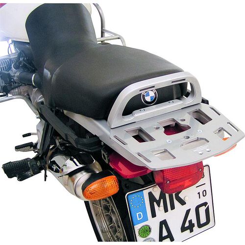 Porte-bagages & supports de topcase SW-MOTECH QUICK-LOCK Alu-Rack argent pour BMW R 1100/1150 GS Gris