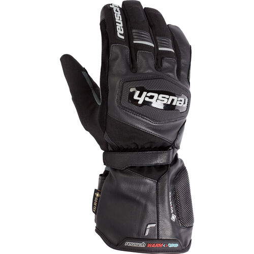 Motorcycle Gloves Tourer Reusch Evermade GTX 2in1 leather glove long Black