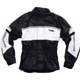 Vêtements de pluie moto FLM Veste de pluie membrane sport 1.0 Blanc