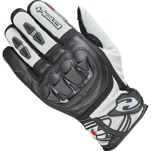 Motorcycle Gloves Tourer Held Sambia 2in1 Evo leather/textile glove Violet