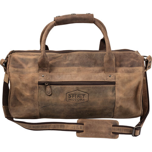 Leisure Bags Spirit Motors Vintage leather travel bag 2 Ø25cm, 24 liters storage space
