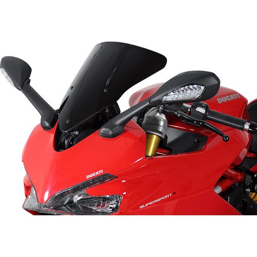 Pare-brises & vitres MRA bulle forme originale OM noir pour Ducati Supersport 939/950 Rouge