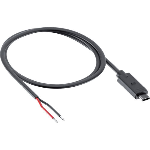 Motorrad Navi Stromversorgung SP Connect Cable für Wireless Charging SPC+ zum Bordnetzanschluss 6V Orange