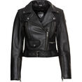 Motorrad Lederjacken Spirit Motors Bad Bonnie Damen Lederjacke Schwarz