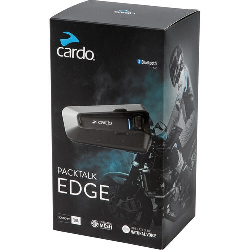 Motorrad Kommunikationsgeräte Cardo Packtalk Edge Single Neutral