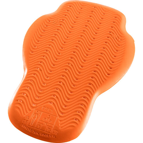 Protections dorsales de moto Richa Protecteur Dorsale D30 Stealth Viper 1 Orange