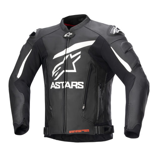 Hommes Vestes de moto en cuir Alpinestars GP Plus V4 Veste en cuir