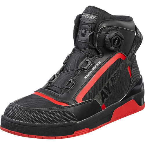 Motorcycle Shoes & Boots Sneaker Replay Entry Sneaker Red