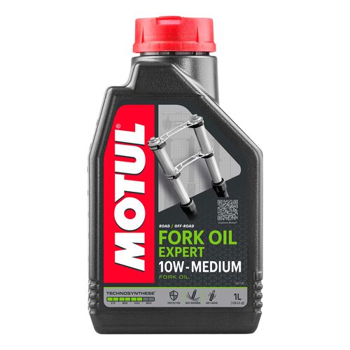 Huile de fourche de moto Motul Huile de fourche Fork Oil Expert Medium 10W 1 litre Neutre