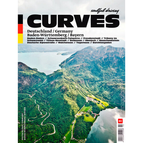 Motorrad Karten, Reiseberichte & Reiseführer Klasing-Verlag CURVES Süddeutschland Neutral