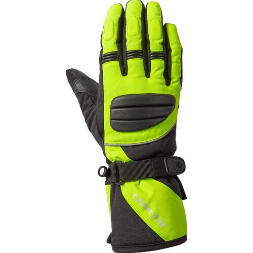 Motorcycle Gloves Tourer Road Tour leather/textile glove 2.0 long Yellow