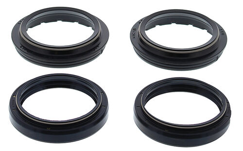 Suspension Elements Others All-Balls Racing Fork oil seals with dust caps 56-187 46x58x8.6/11.5 mm   Black