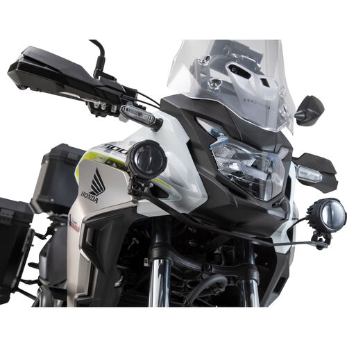 Phares & supports de phare de moto SW-MOTECH Hawk projecteur cadre support set pour Honda CB 500 X 2019- Noir