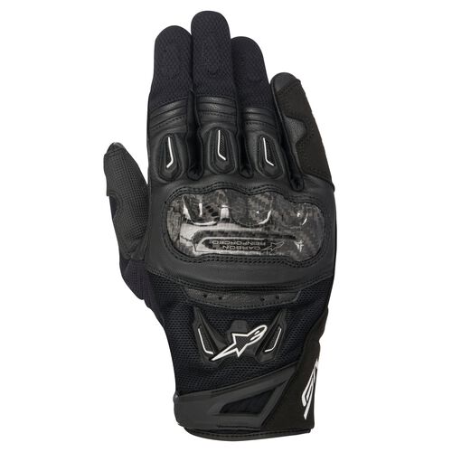 Motorradhandschuhe Sport Alpinestars SMX-2 Air Carbon V2 Handschuh Schwarz