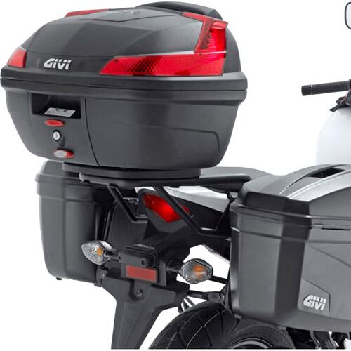 Porte-bagages & supports de topcase Givi porte-bagages pour plaque universelle SR1119 à Honda CB/CBR Noir