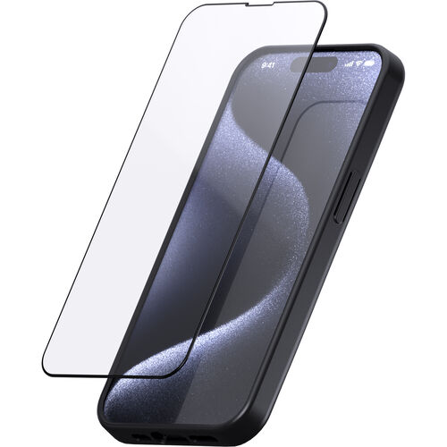 Support de smartphone & de navigateur pour moto SP Connect Glass Screen Protektion pour iPhone 15 Pro Bleu