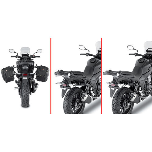 Side Carriers & Bag Holders Givi Saddlebag spacer REMOVE-X removable TR1171 for Honda CB 500 Red