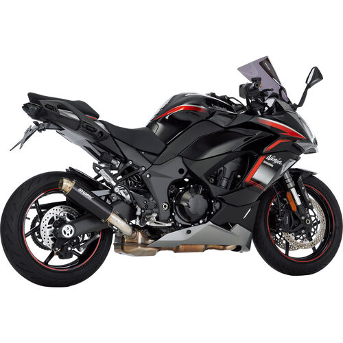 Motorcycle Exhausts & Rear Silencer Shark exhaust SRC4 exhaust short black for Kawasaki Nina 1000 SX E4+E5 Neutral