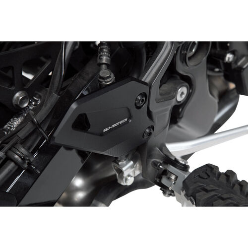 Crash-pads & pare-carters pour moto SW-MOTECH plaque de protection paire de pompe à pédale SCT.08.891.1010 Brun