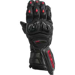 Gants de moto Sport FLM Lemans XT Racing gant de cuir longue Noir