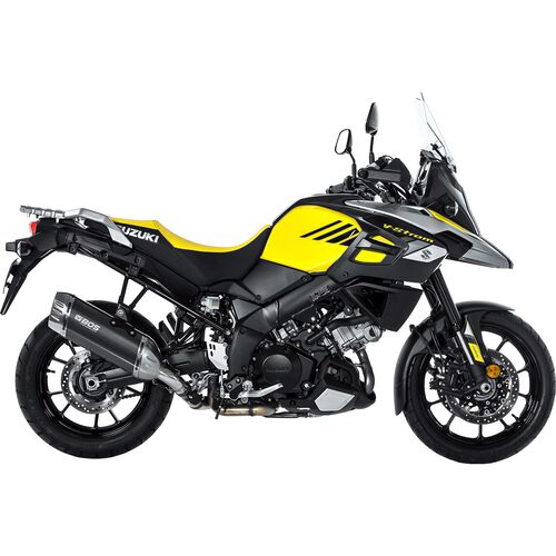 Motorrad Auspuffanlagen & Endschalldämpfer BOS Desert Fox Auspuff 1740510CS Carbon Steel für Suzuki
