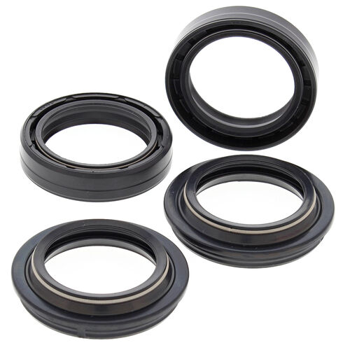 All-Balls Racing Fork oil seals with dust caps 56-123 37x50x11 mm Noir